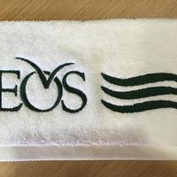 embroidered towel made in london